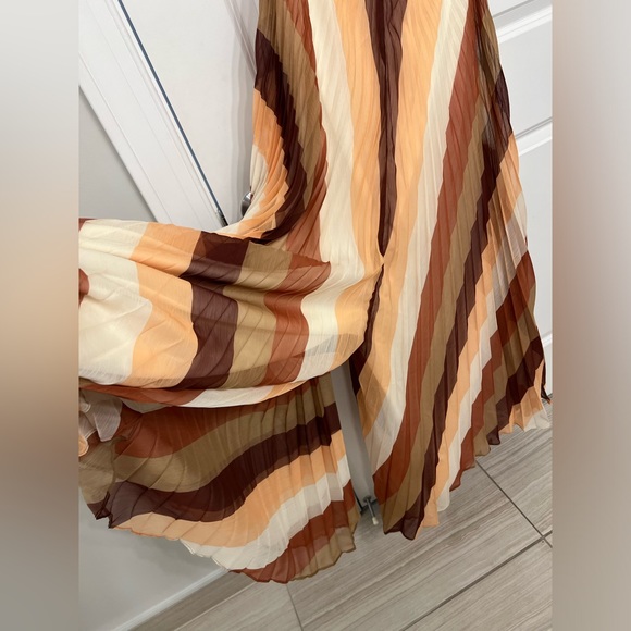 NWT Anthropologie Strapless Striped Wide Leg Jumpsuit - Picture 11 of 11